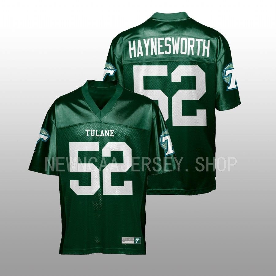 2022 tulane green wave sincere haynesworth green college football men jersey