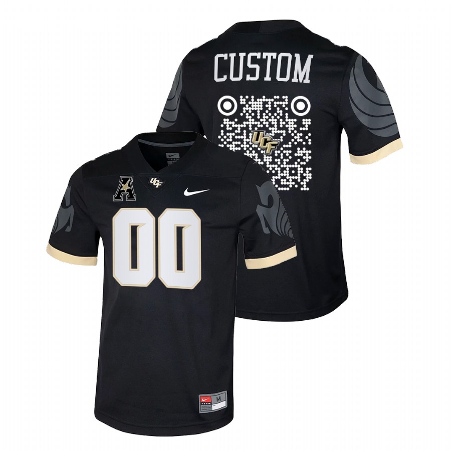 2022 ucf knights custom white qr codes spring game jersey