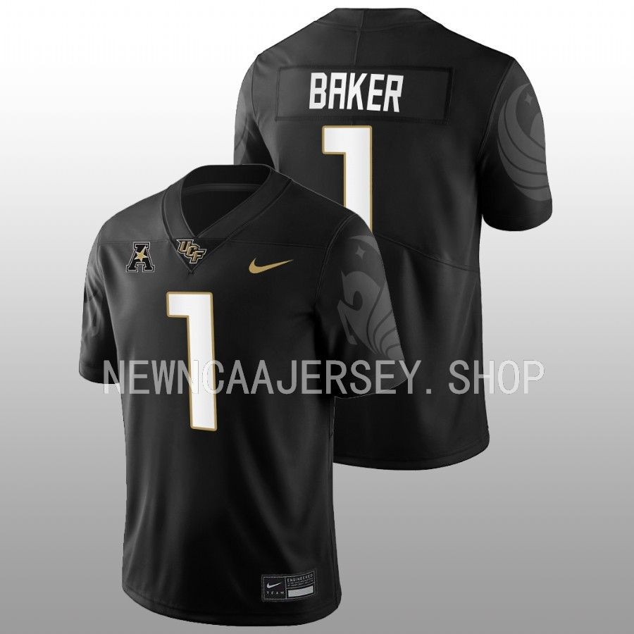 2022 ucf knights javon baker black college football game jersey