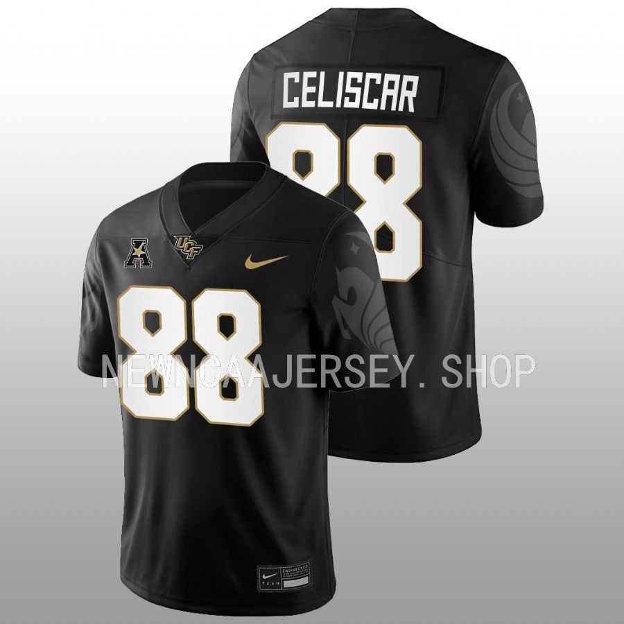 2022 ucf knights josh celiscar black college football game jersey