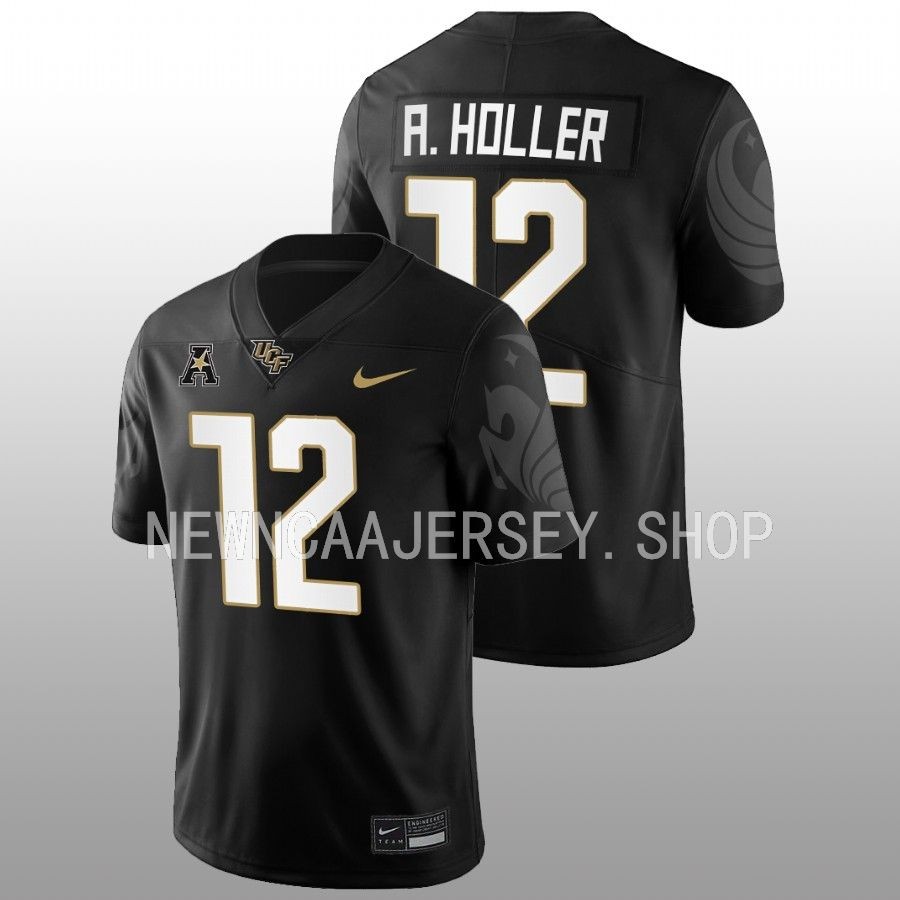 2022 ucf knights justin hodges black college football game jersey