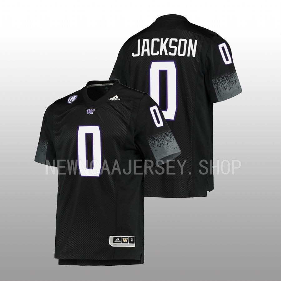 2022 washington huskies giles jackson black football team premier men jersey