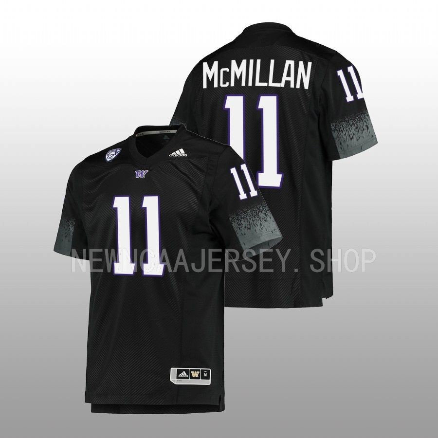 2022 washington huskies jalen mcmillan black football team premier men jersey