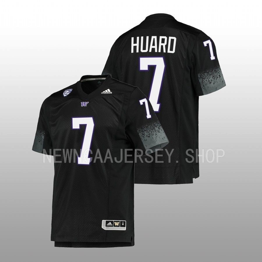 2022 washington huskies sam huard black football team premier men jersey