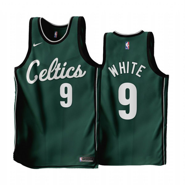 Boston Celtics Derrick White Green 2022-23 City Edition Swingman stitched Jersey #9