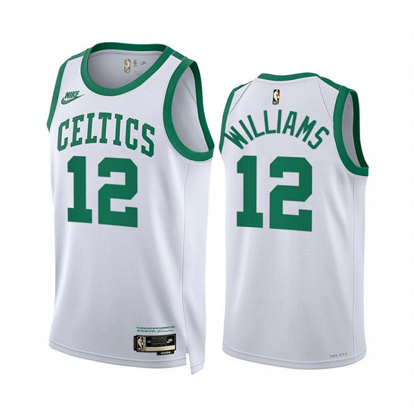 Boston Celtics Grant Williams 2021-22 Classic Edition White Year Zero stitched Jersey#12