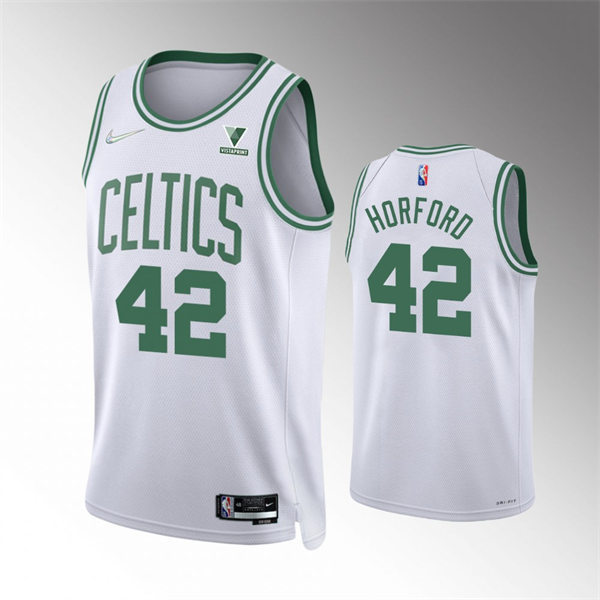 Boston Celtics Al Horford 2021-22 Diamond Badge Edition Swingman Jersey #42 White