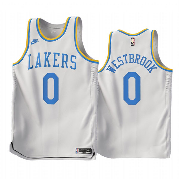 Los Angeles Lakers  Russell Westbrook White 2022-23 Classic Edition Jersey #0