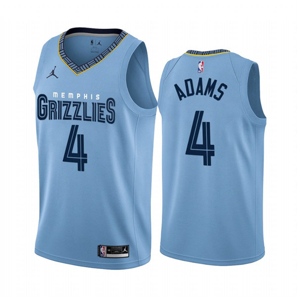 Memphis Grizzlies Steven Adams Light Blue Statement Edition stitched Jersey #4