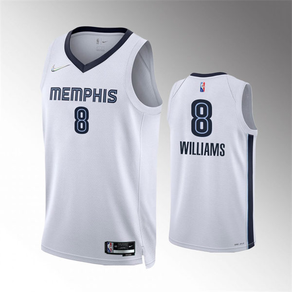Memphis Grizzlies Ziaire Williams White Association Edition stitched Jersey #8