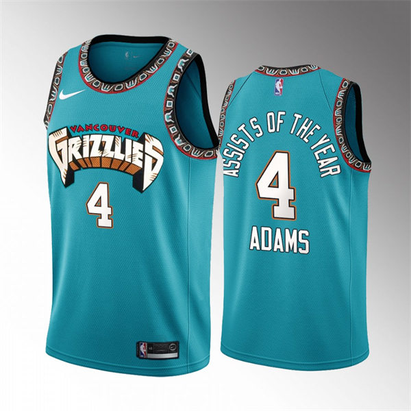 Memphis Grizzlies Steven Adams Green Classic Edition Swingman stitched Jersey #4