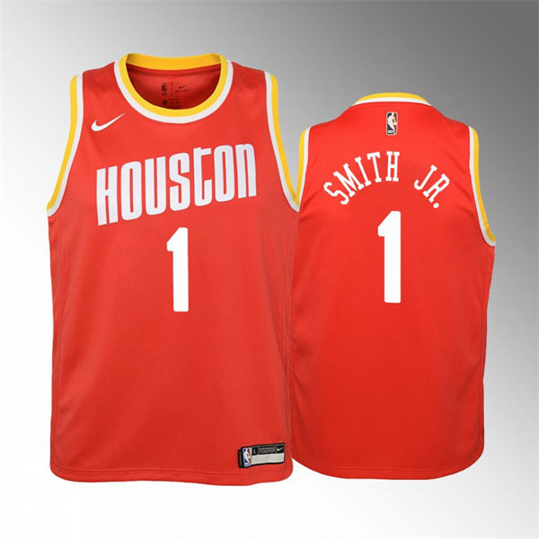 Houston Rockets Jabari Smith Jr. Red Classic Edition Swingman Jersey #1