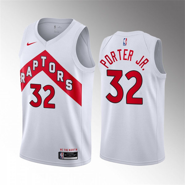 Toronto Raptors Otto Porter Jr. White Association Edition stitched Jersey #32