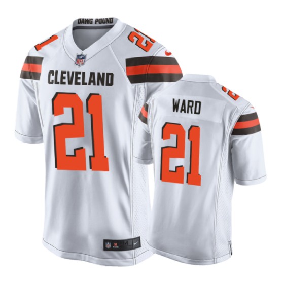 21 white denzel ward jersey
