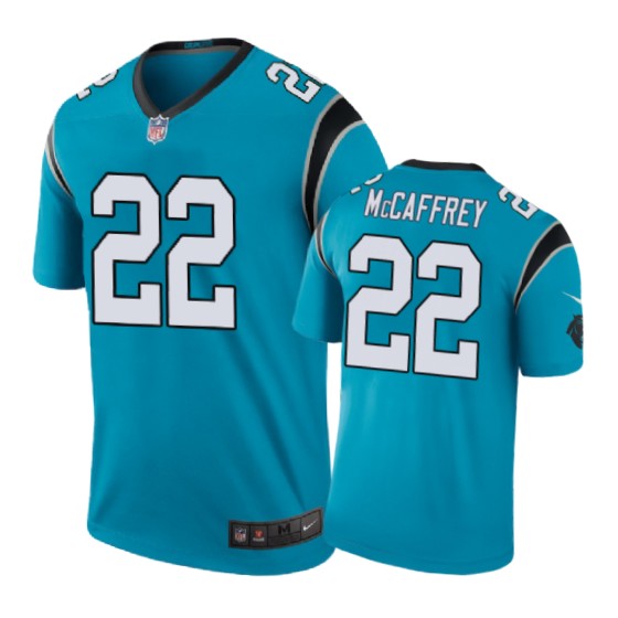 22 color rush christian mccaffreyblue jersey