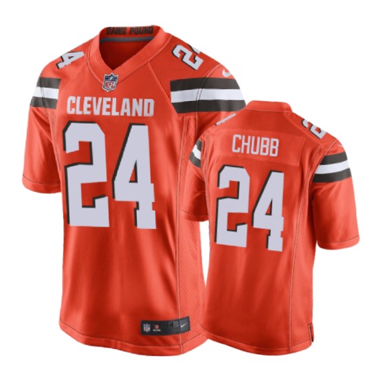 24 orange nick chubb jersey