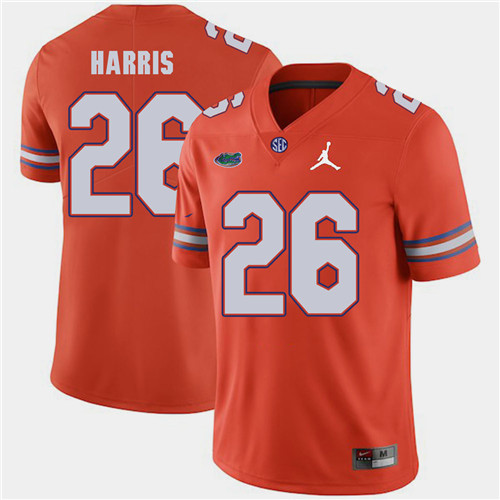 26 Marcell Harris Florida Gators Orange Jordan Brand 2018 Football Jersey