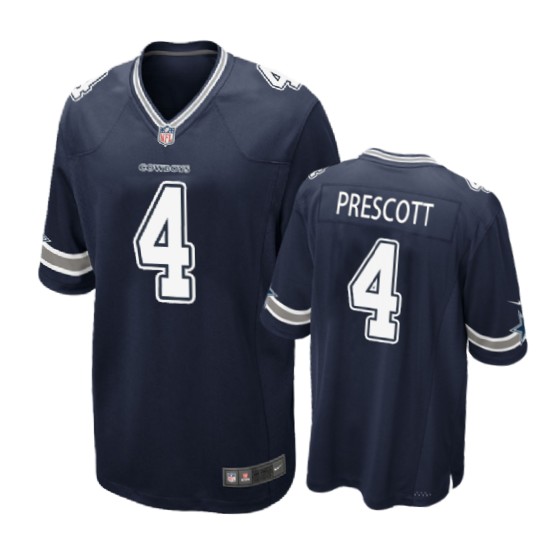 4 navy dak prescott jersey