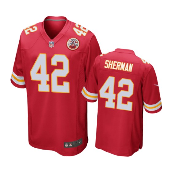 42 red anthony sherman jersey