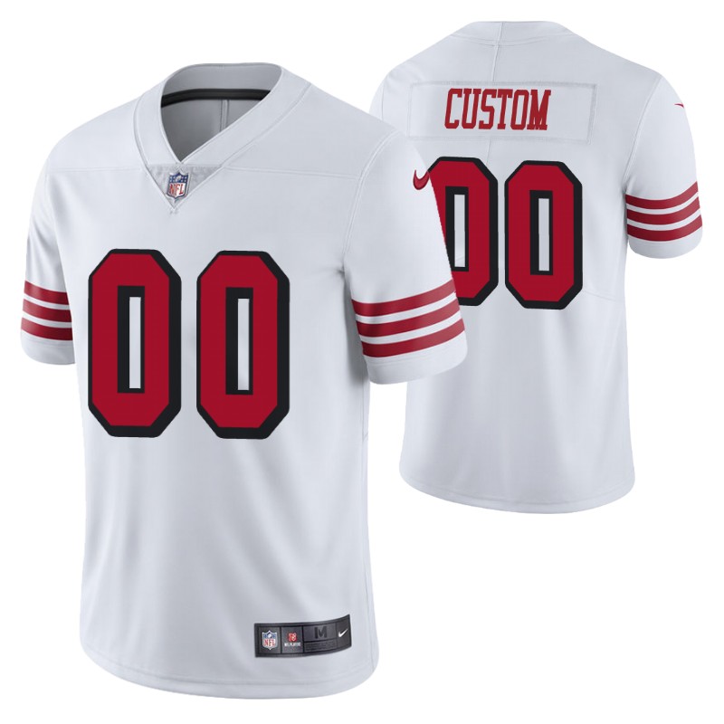 49ers 00 custom color rush limited jersey stitched