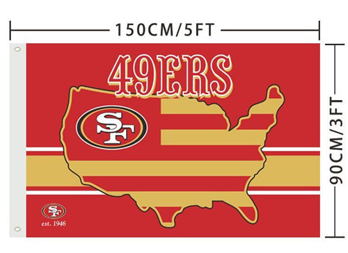 49ers Flag 3X5FT