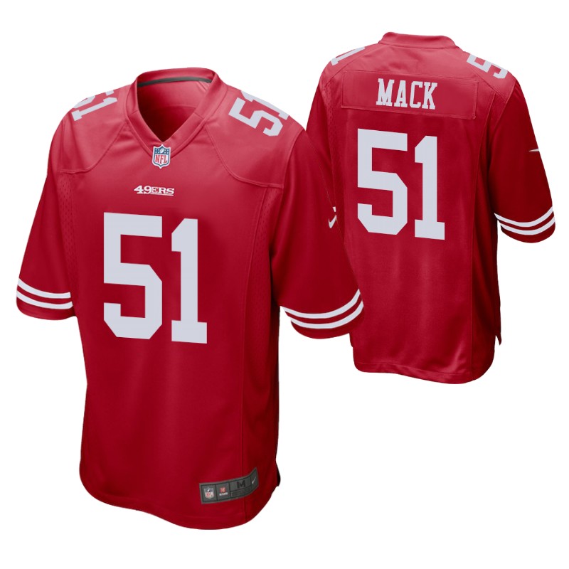 49ers alex mack game jersey red stitched