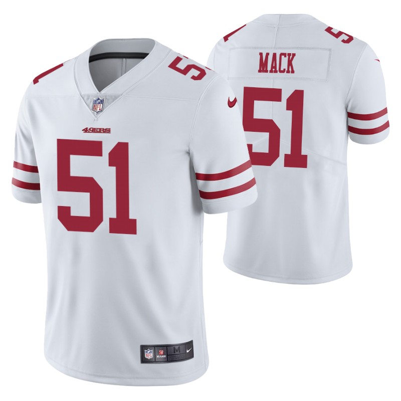 49ers alex mack vapor untouchable limited jersey white stitched