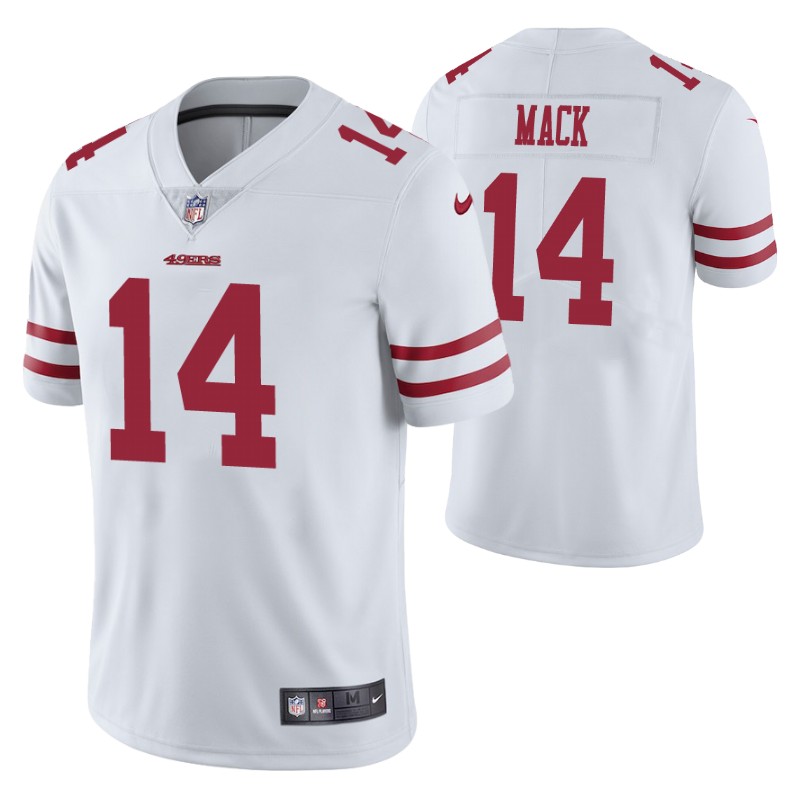 49ers austin mack vapor limited jersey white men stitched