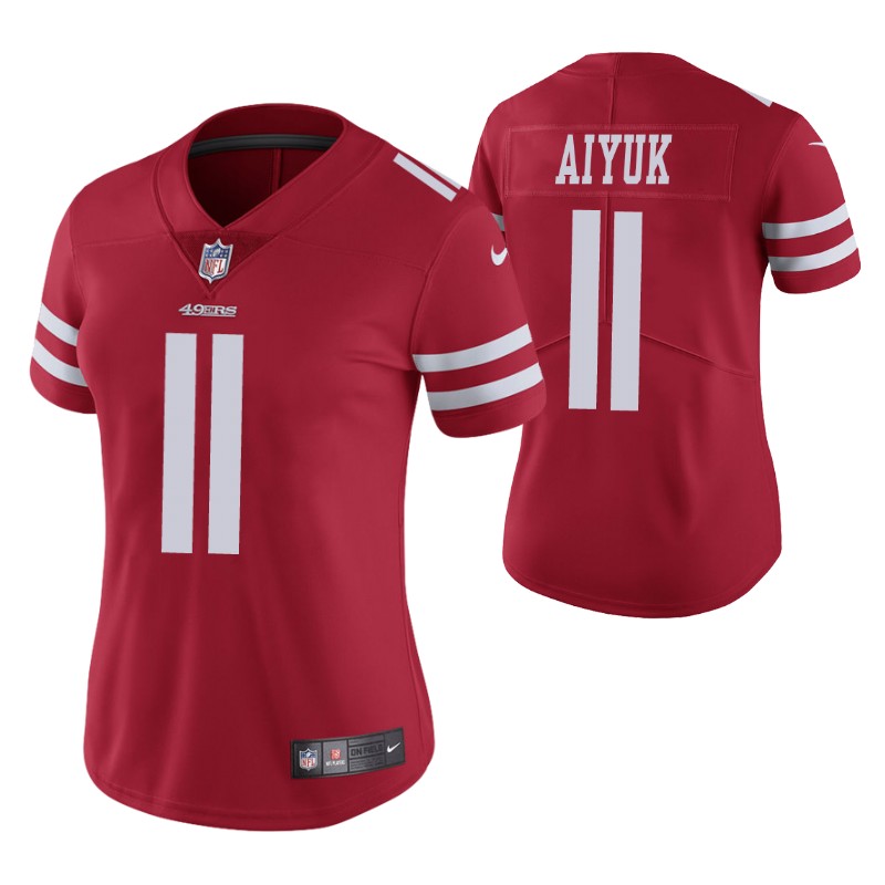 49ers brandon aiyuk 2020 nfl draft jersey scarlet men stitched