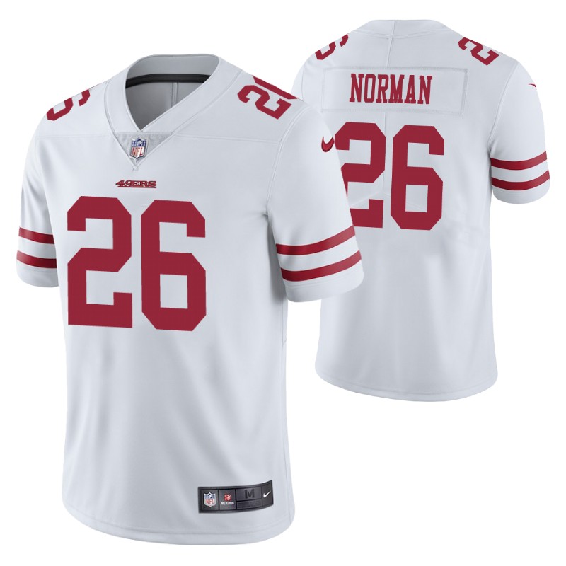 49ers josh norman vapor limited white jersey men stitched