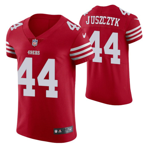 49ers kyle juszczyk vapor elite scarlet jersey stitched
