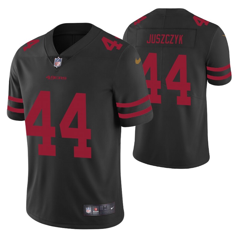 49ers vapor untouchable limited kyle juszczyk jersey black stitched