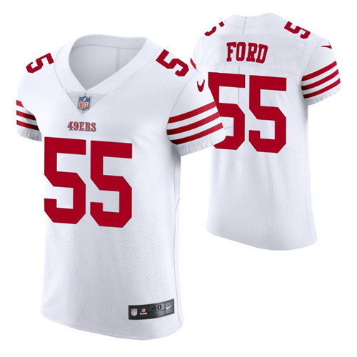 49ers white dee ford vapor elite jersey stitched