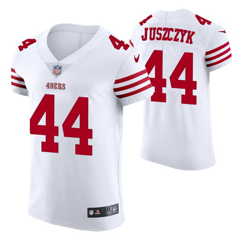 49ers white kyle juszczyk vapor elite jersey stitched
