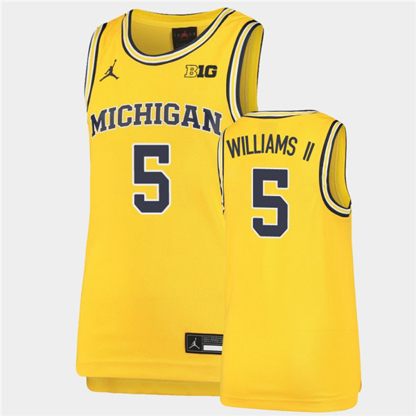 5 Terrance Williams II Maize Jordan Brand College Basketball Game Jersey (2)