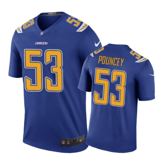 53 color rush mike pounceyroyal jersey