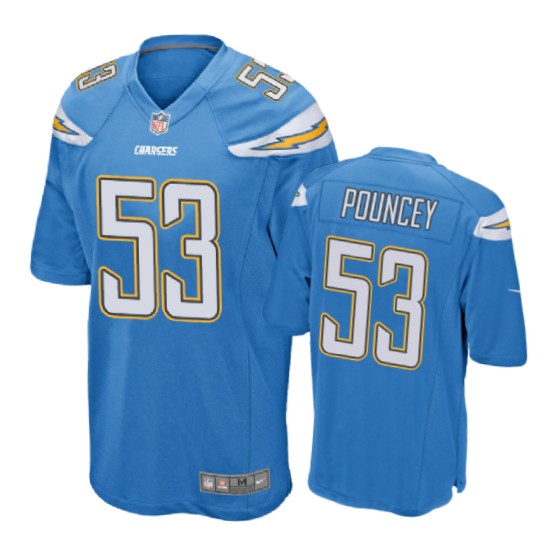 53 powder blue mike pouncey jersey