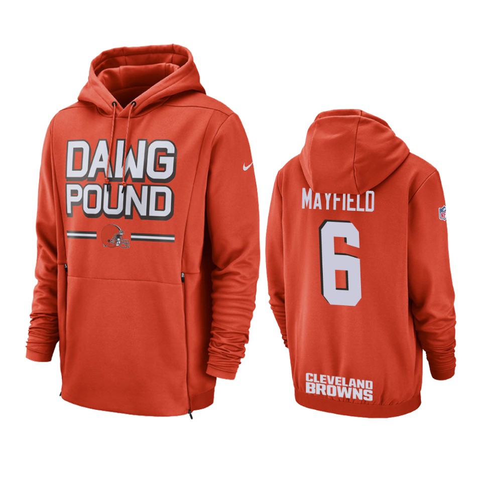 6 baker mayfield sideline lockup hoodie