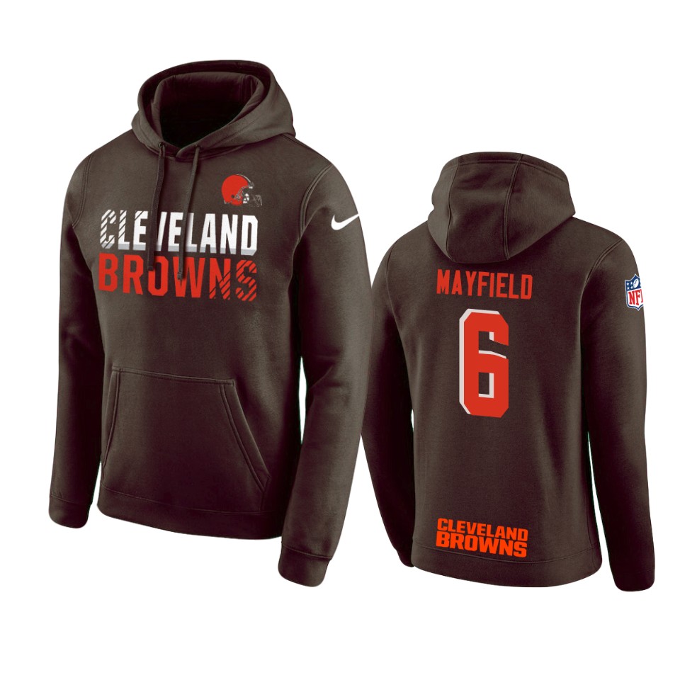 6 brown baker mayfield hoodie 0a