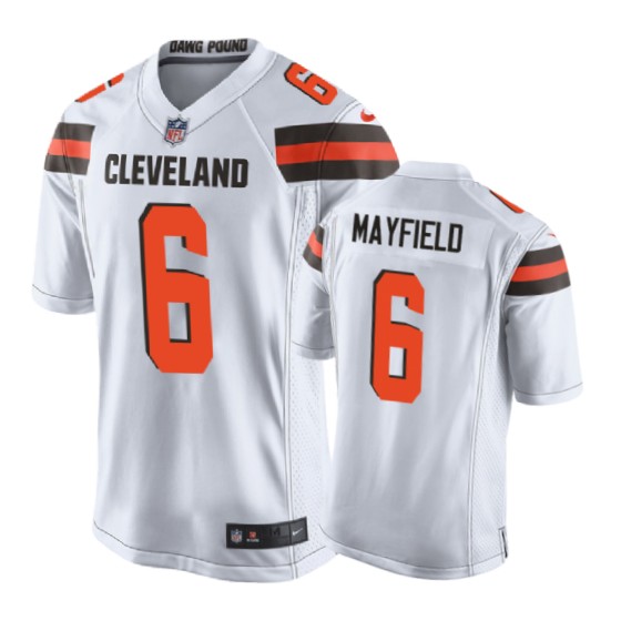 6 white baker mayfield jersey