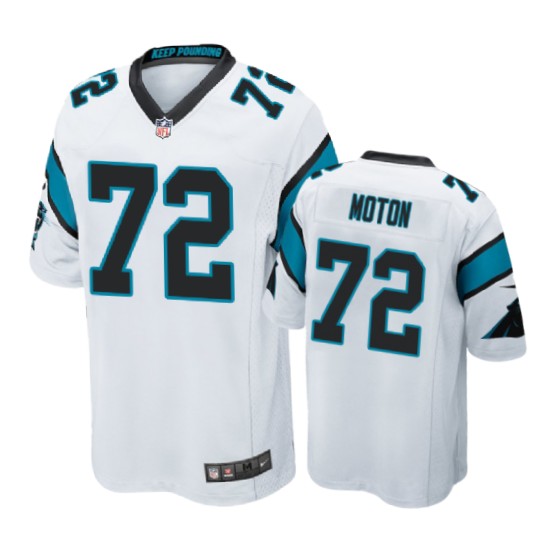 72 white taylor moton jersey