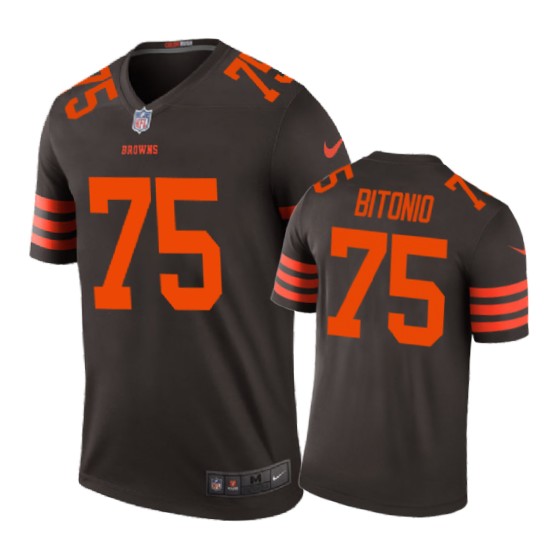75 color rush joel bitoniobrowns jersey