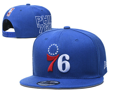 76ers Team Logo Blue Adjustable Hat YD