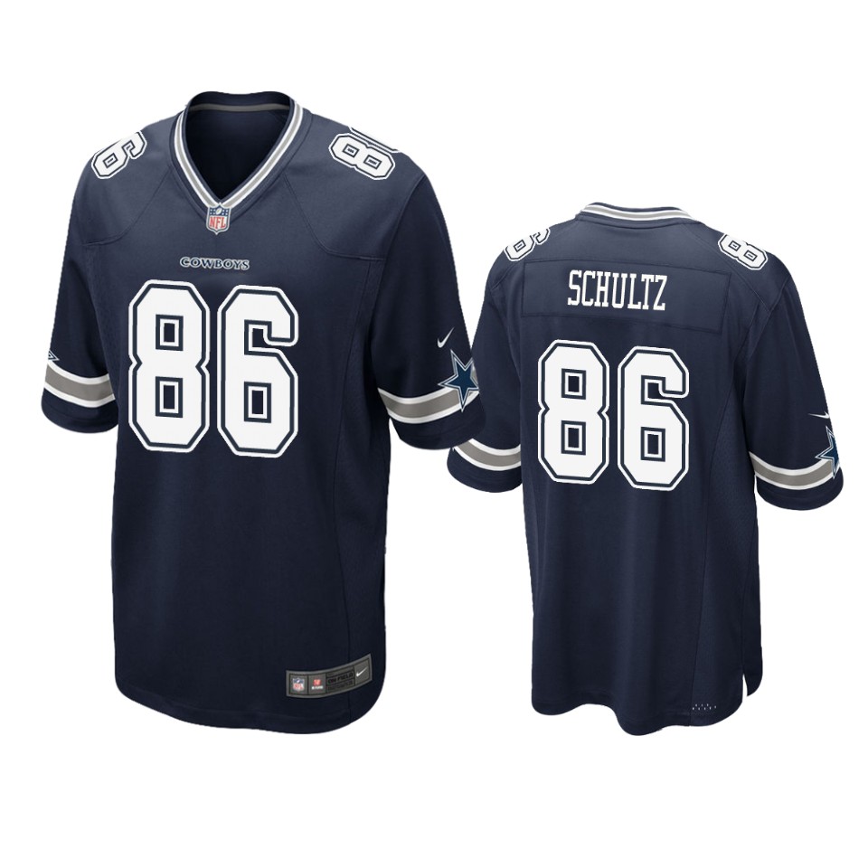 86 dalton schultz navy game jersey