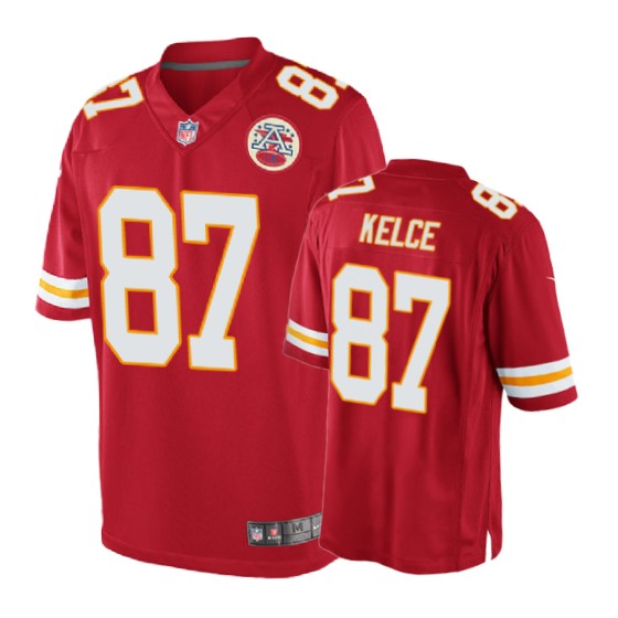 87 red travis kelce jersey