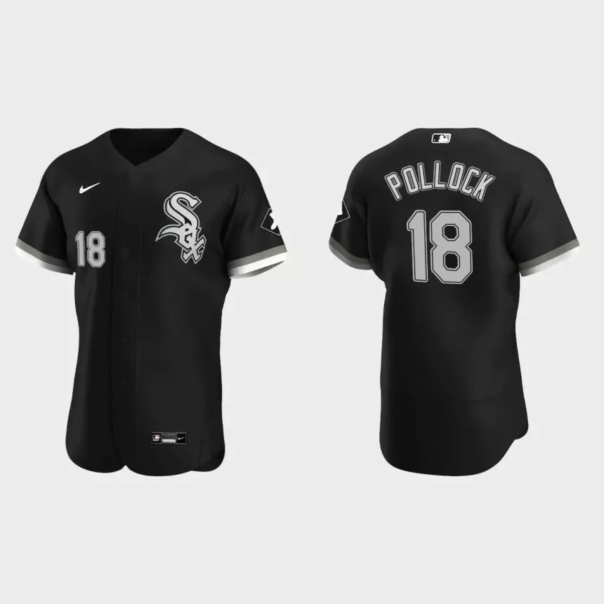 A.J. Pollock Chicago White Sox Authentic Alternate Jersey – Black