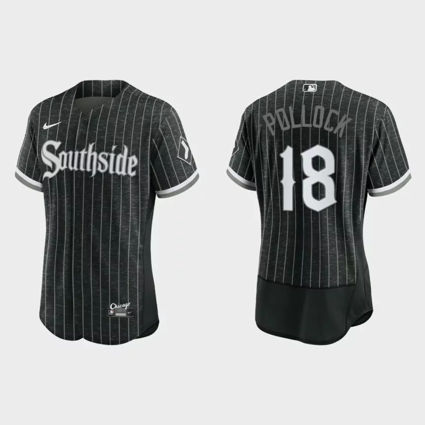 A.J. Pollock Chicago White Sox City Connect Authentic Jersey – Black