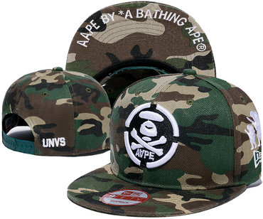 AAPE By A Bathing Ape Apunvs Camo Fashion Adjustbable Hat