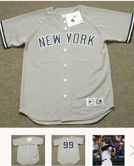 AARON JUDGE New York Yankees 2017 Away Majestic Baseball Jersey