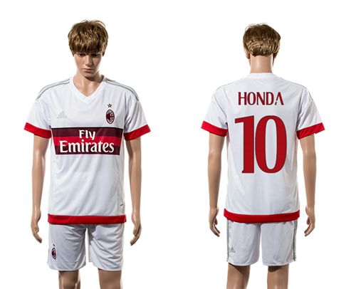 AC Milan #10 Honda Away Soccer Club Jersey